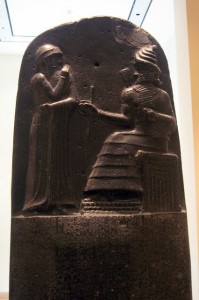The Code of Hammurabi defines rape of a virgin as property damage against her father.